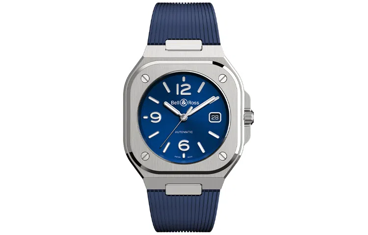 BELL ROSS 100 40mm BR05A-BLU-STSRB