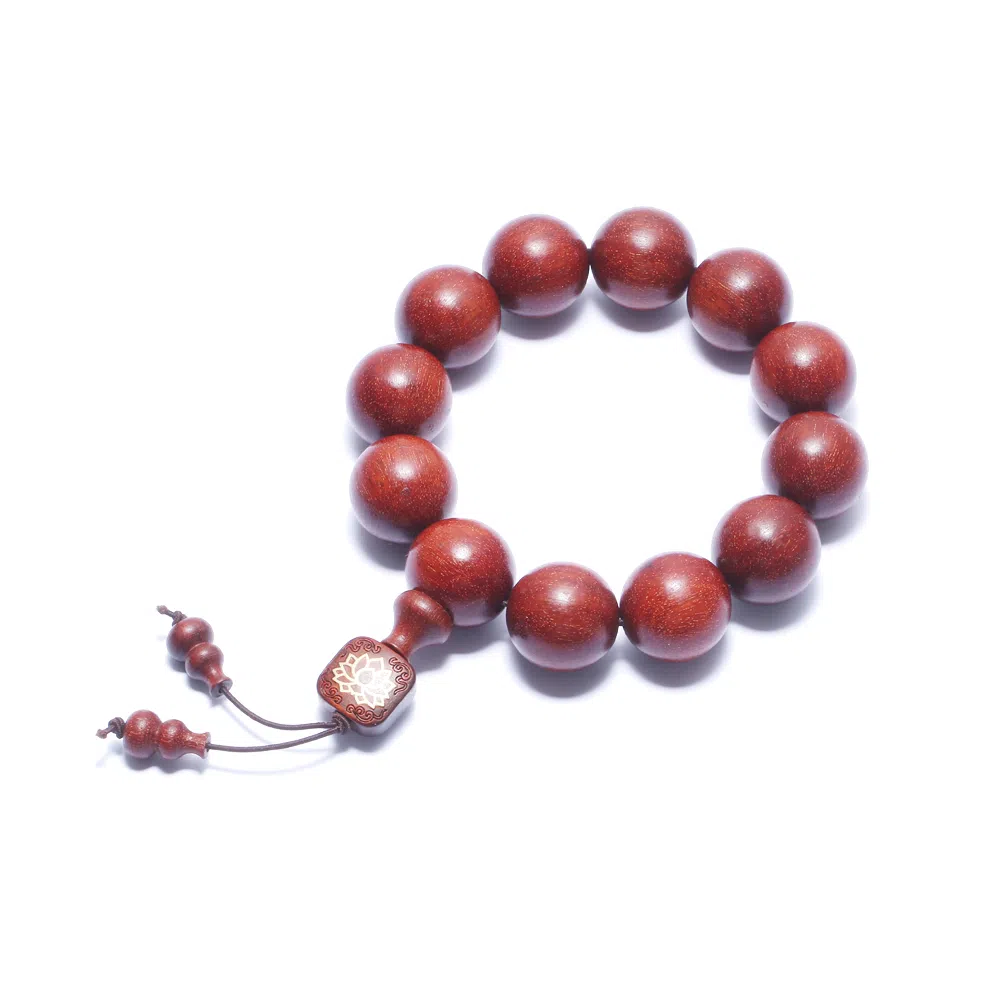 潘家园 潘淘荟 圆珠文玩 木作手串 男女同款情侣款 血檀