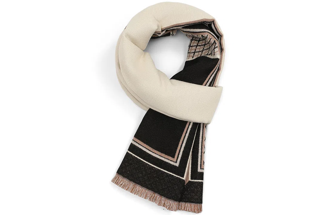 优幽兰 韩版显脸小针织两用加厚防风防寒保暖护脖子休闲 绒线围巾 女款