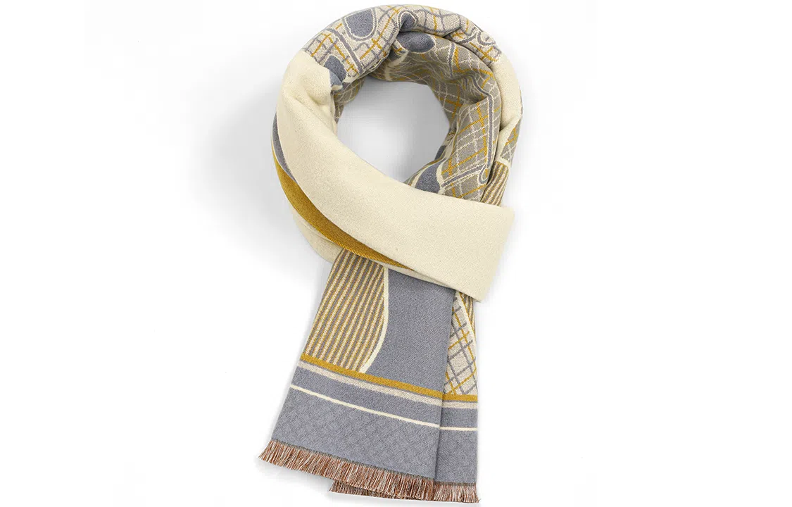 优幽兰 韩版显脸小针织两用加厚防风防寒保暖护脖子休闲 绒线围巾 女款