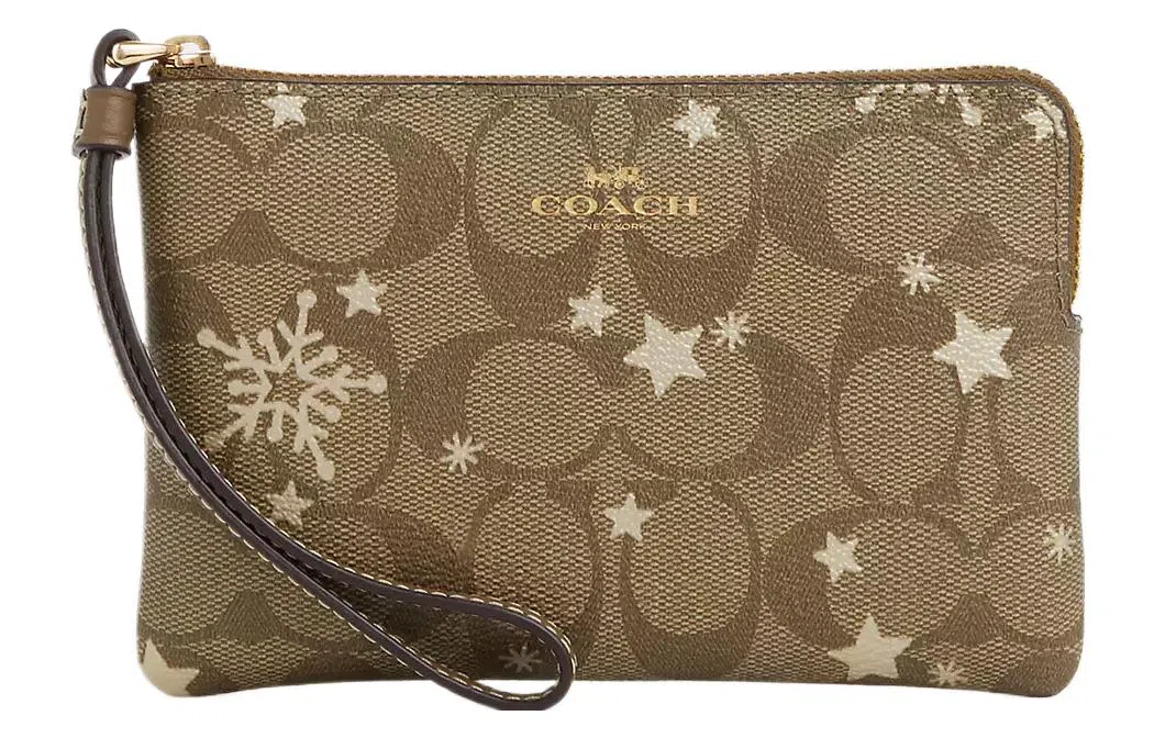 COACH Corner Zip Wristlet 16