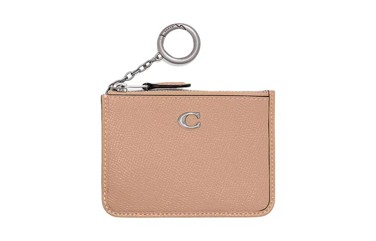 COACH Skinny Id Case 11 Silver Yellow
