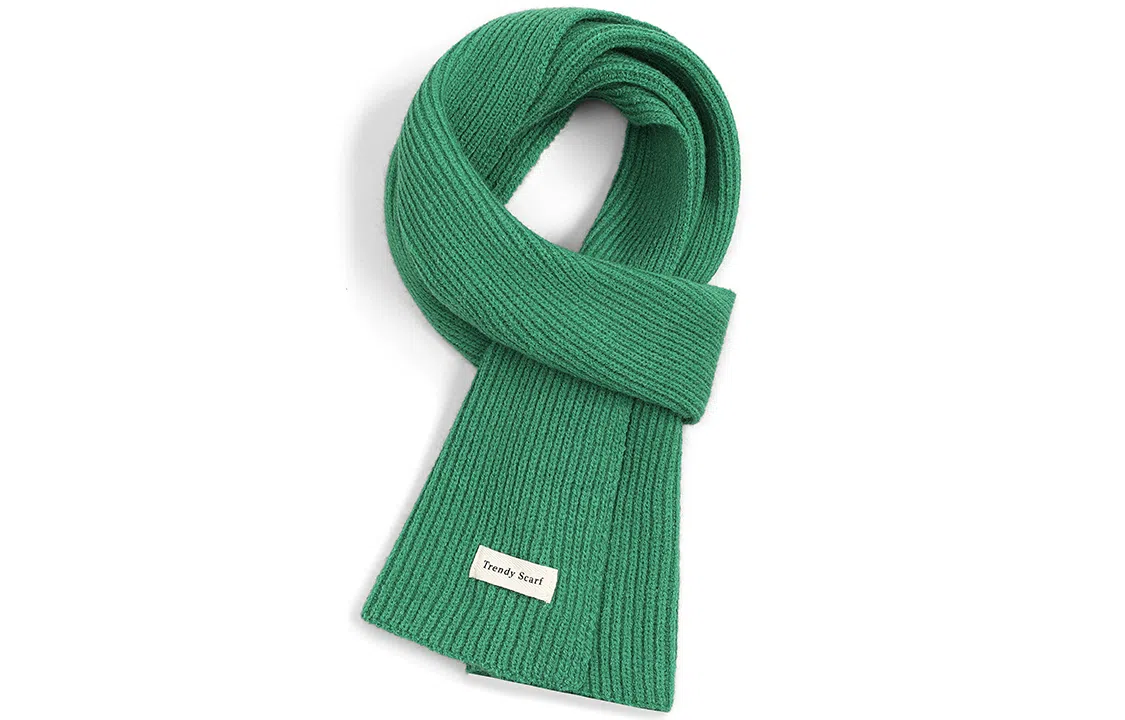 优幽兰 针织加厚护脖子防风防寒保暖休闲小众高级感 绒线围巾 女款