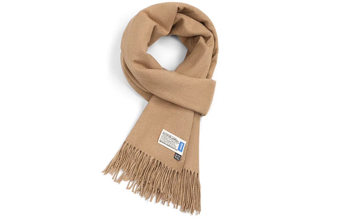 优幽兰 纯色韩版显脸小针织加厚防风防寒保暖护脖子 绒线围巾 男女同款情侣款