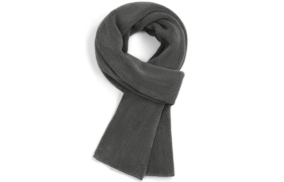 优幽兰 韩版显脸小针织纯色休闲学生加厚防风防寒保暖护脖子 绒线围巾 男款