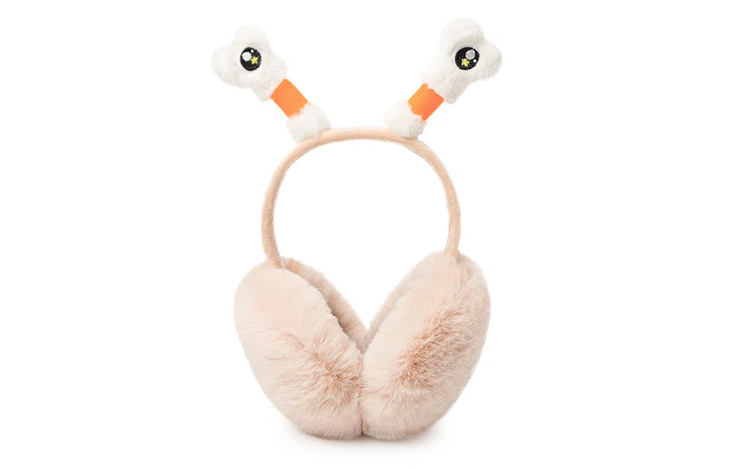 白卷 保暖防风搞怪触角可折叠 耳罩 男女同款情侣款