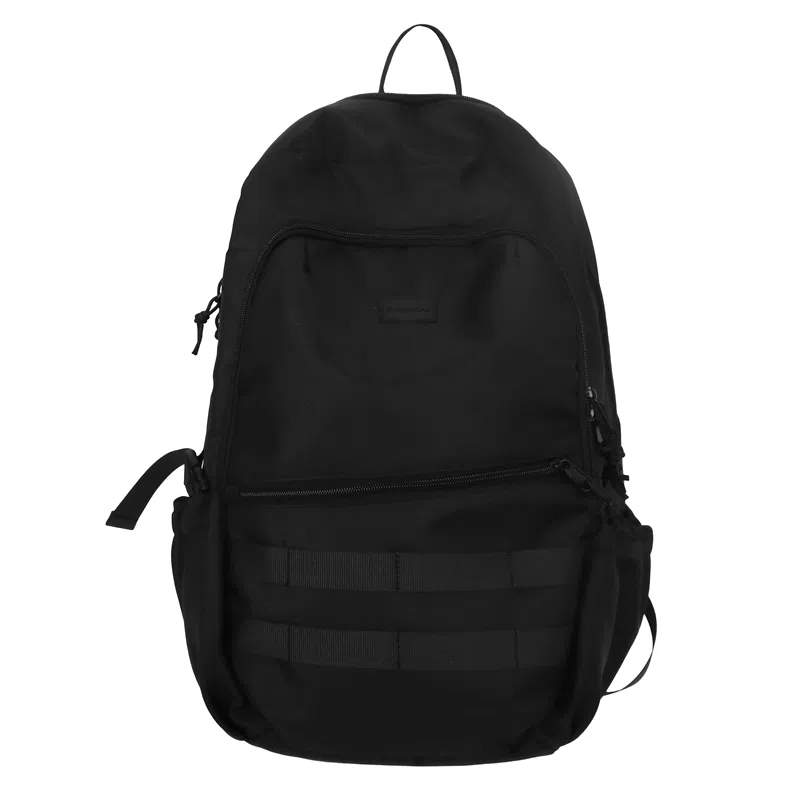 尼格尔 日系双肩包潮酷大学生书包高中生休闲旅行电脑背包大容量 尼龙 男女同款情侣款 多色