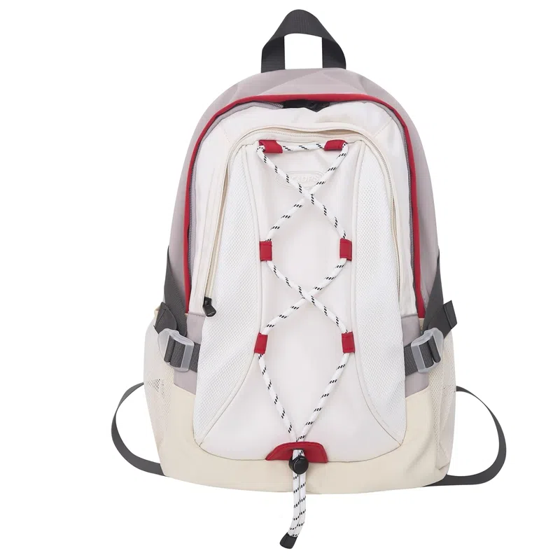 尼格尔 潮流时尚双肩包旅游休闲背包通勤大容量初高中学生书 尼龙 男女同款情侣款 多色