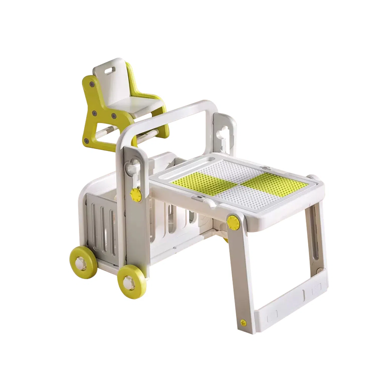 曼龙 多功能收纳游戏学习桌 可折叠画板 积木桌