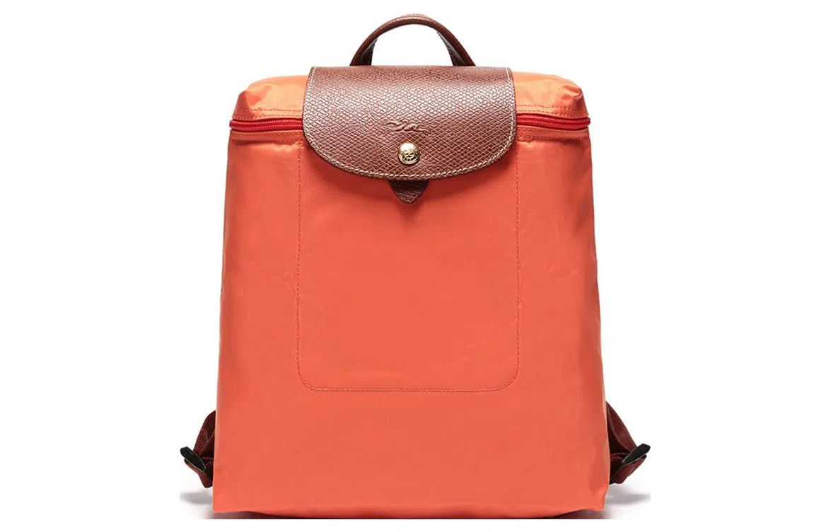 Longchamp Le Pliage Medium Backpack Orange