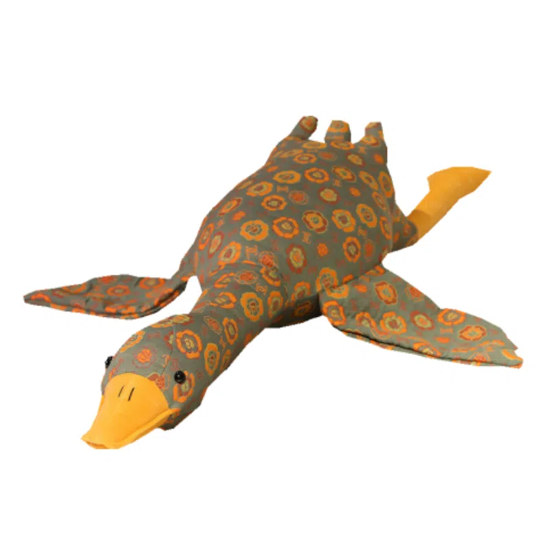 公主恋人 可爱超萌花布大鹅 玩偶 毛绒公仔