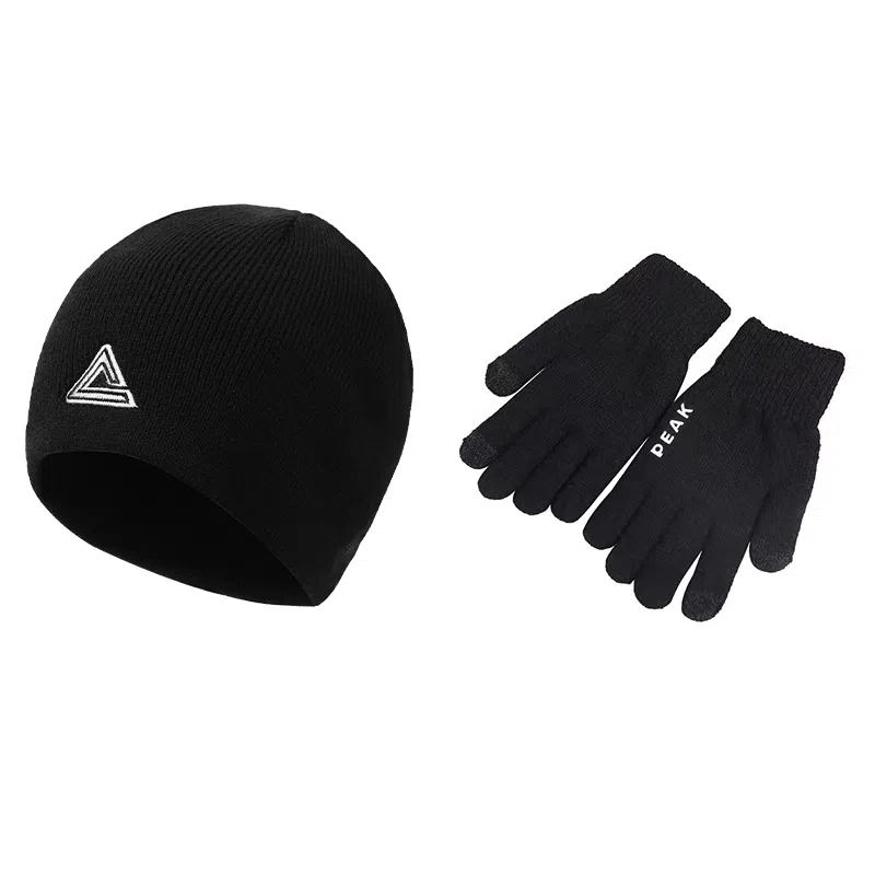 PEAK Black Triangle Acrylic Beanie
