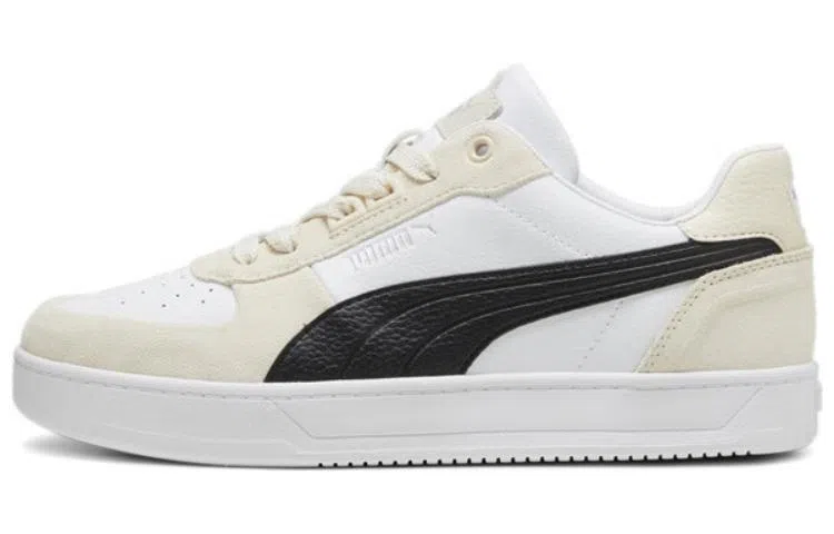 PUMA Caven White Black Beige