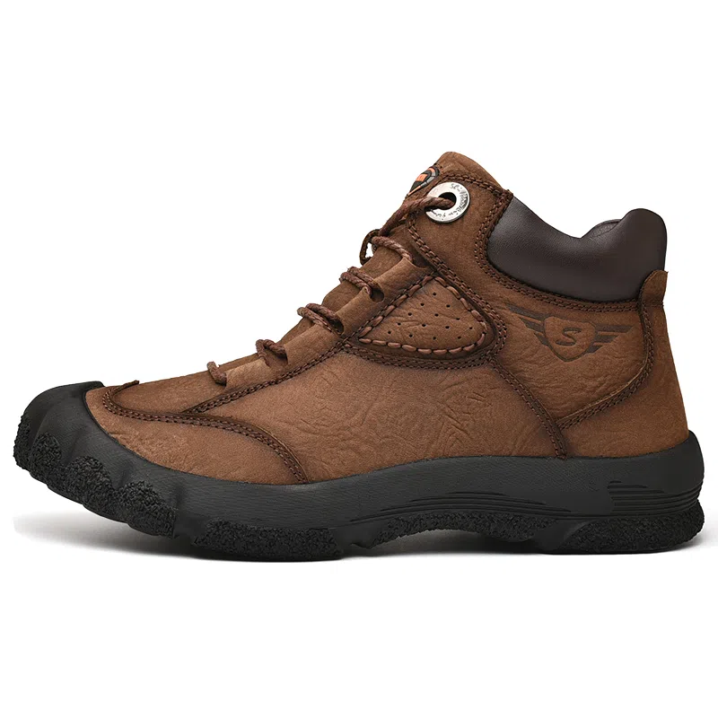 季公羊 牛皮革 舒适时尚 休闲鞋 男女同款