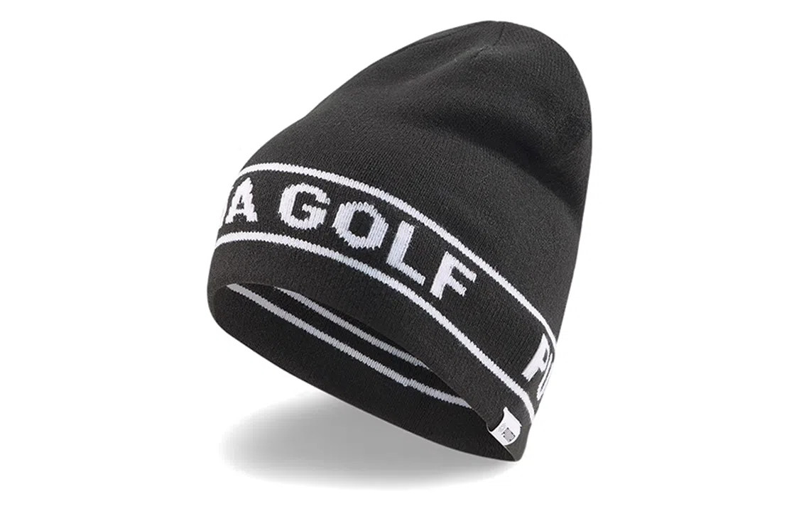 PUMA Logo Embroidered Beanie Black