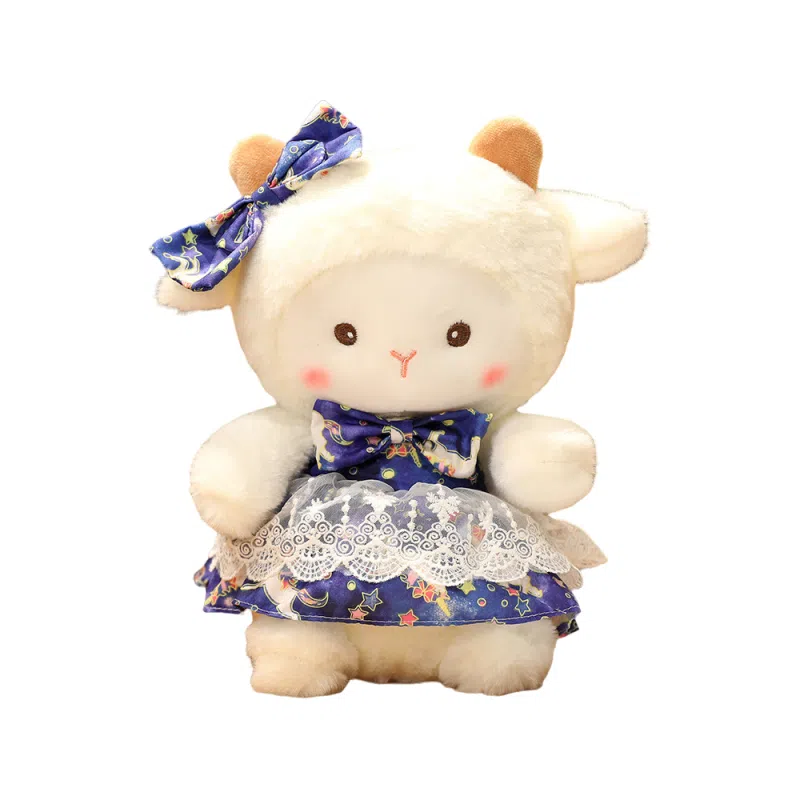 公主恋人 少女系小羊 换装布娃娃抱枕 玩偶 毛绒公仔