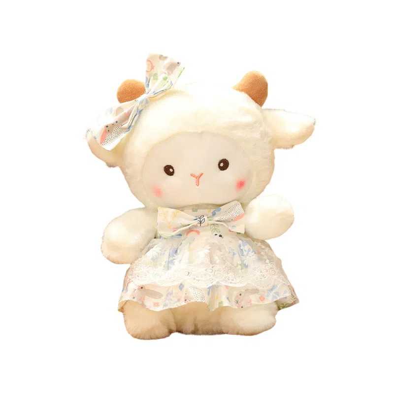 公主恋人 少女系小羊 换装布娃娃抱枕 玩偶 毛绒公仔