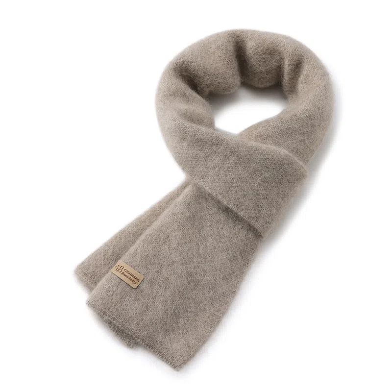 玖慕 加厚保暖 山羊绒 绒线围巾 女款