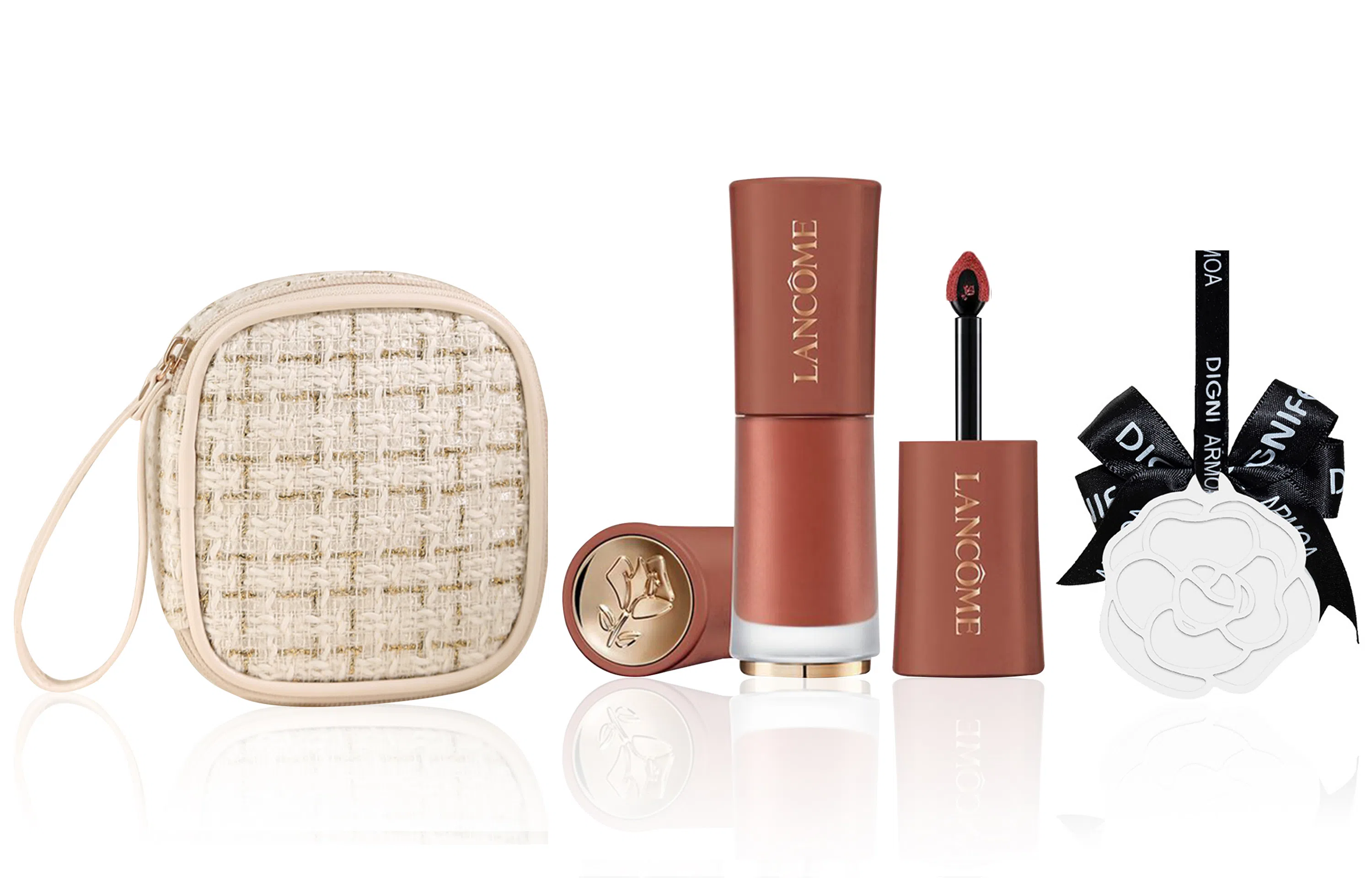 兰蔻 白金小香风口红包正装彩妆套装 易上色自然不脱妆