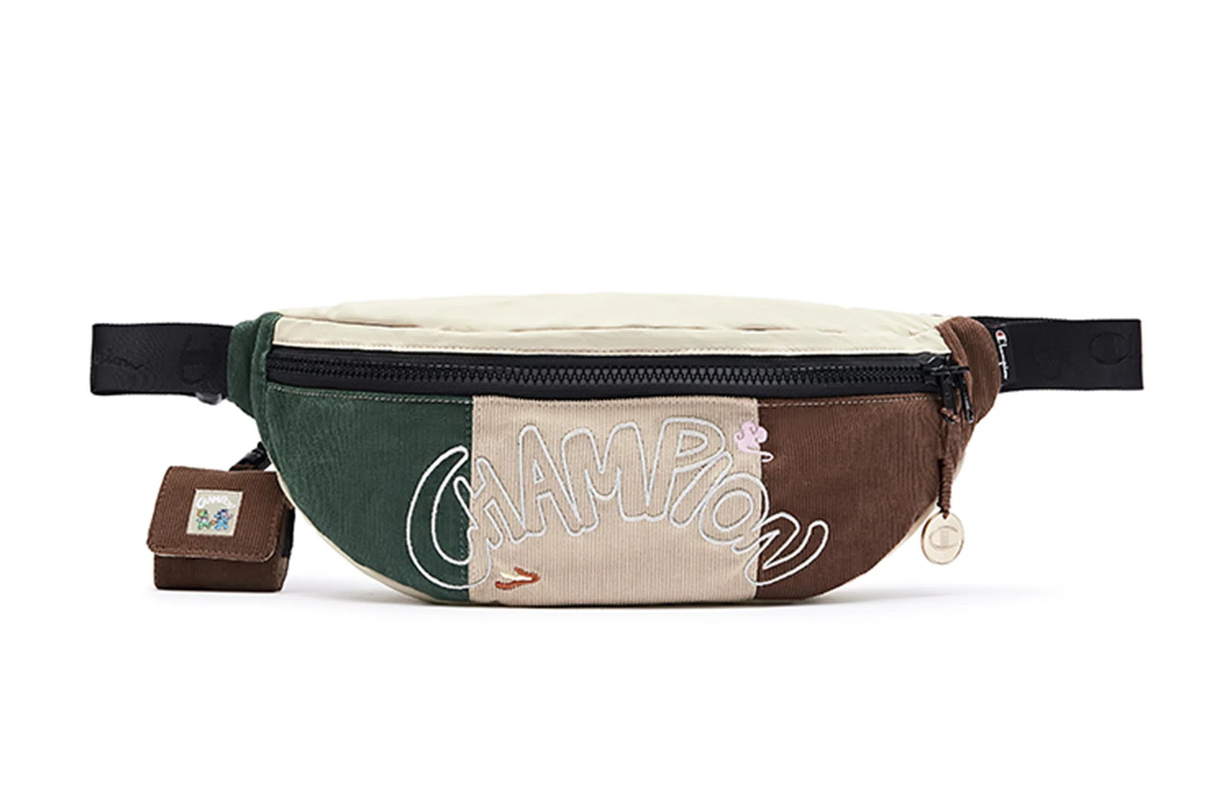 Champion Small Crossbody Waist Bag Green/Black