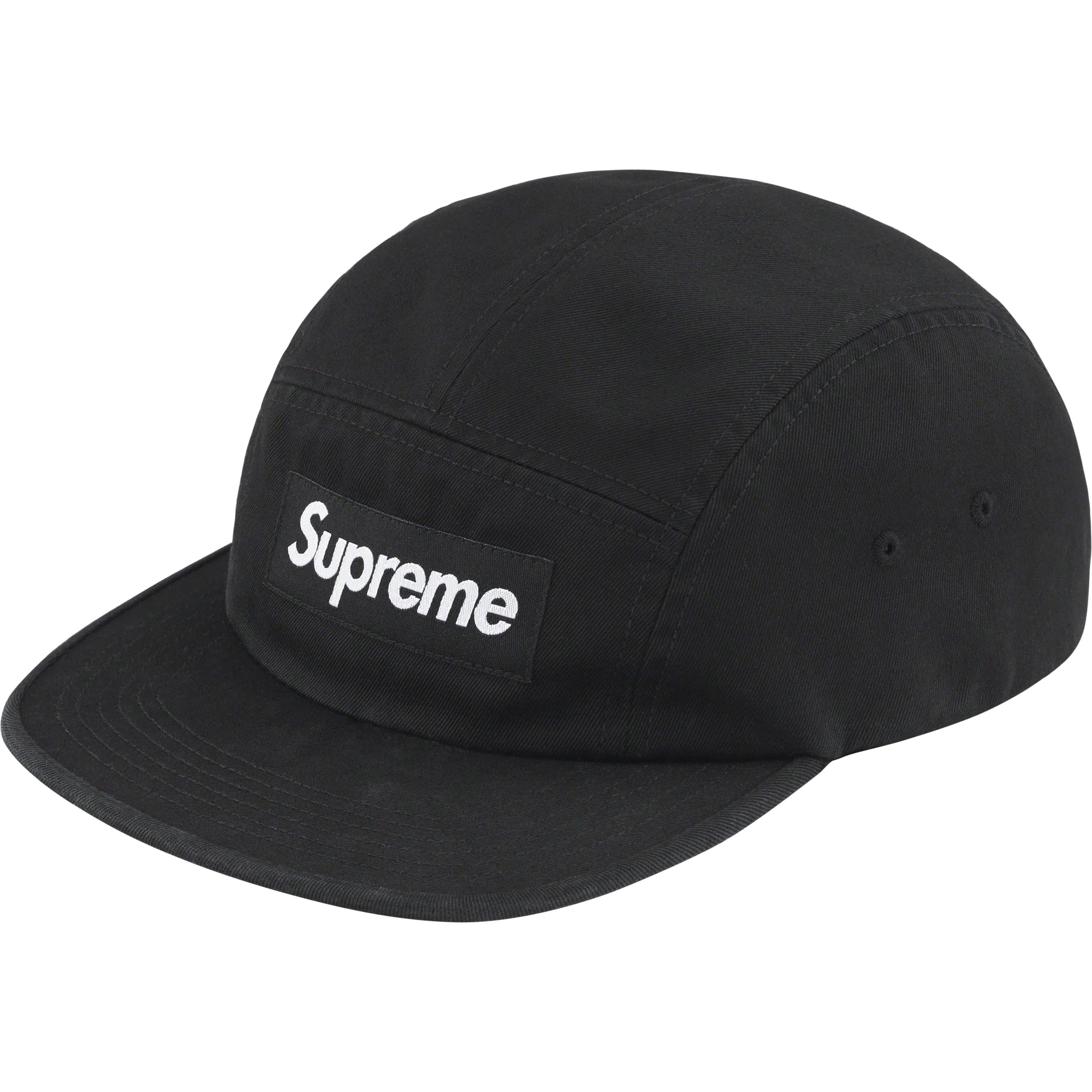 Supreme FW23 WEEK 1 WASHED CHINO TWILL CAMP CAP