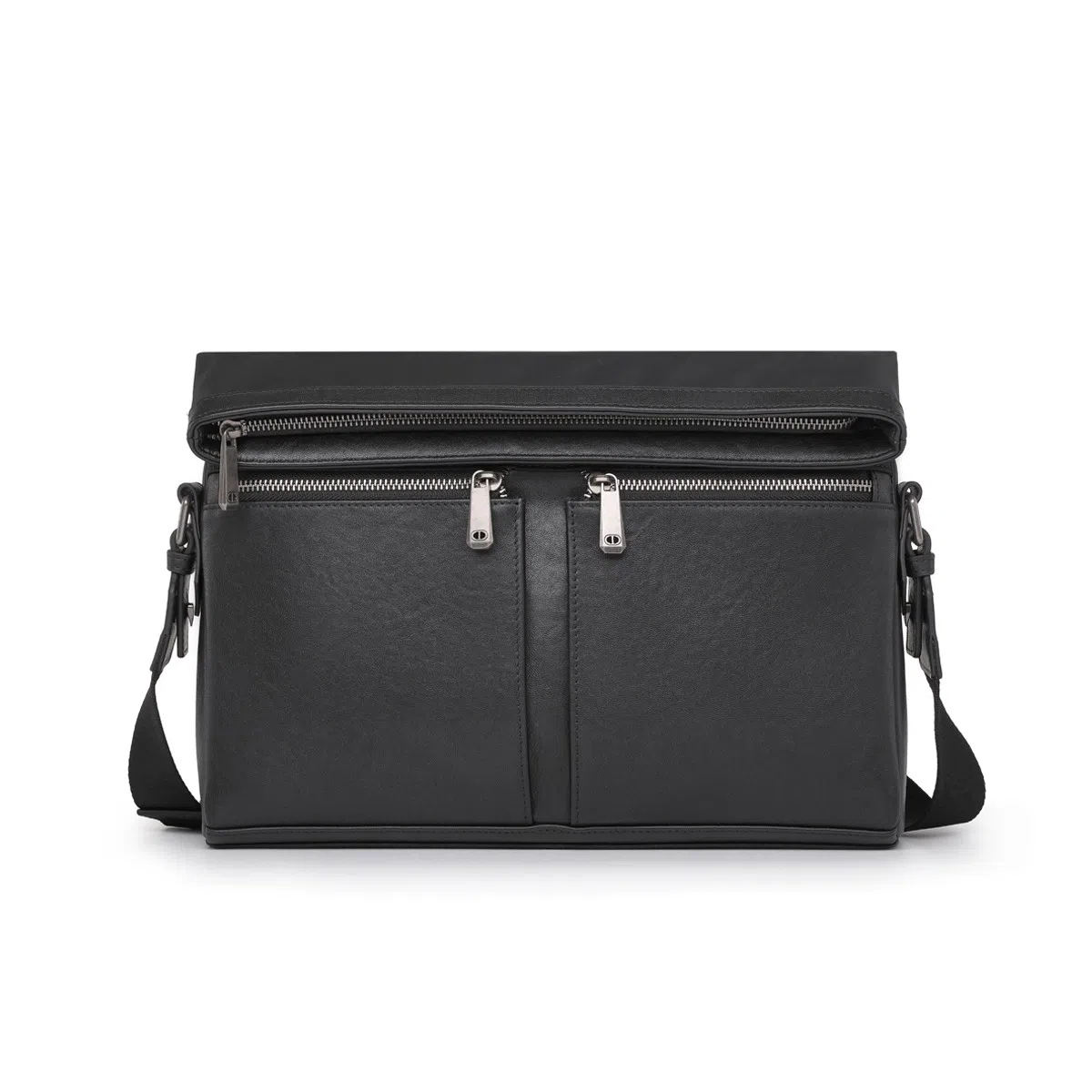 Chrisdien Deny Black Leather Bag