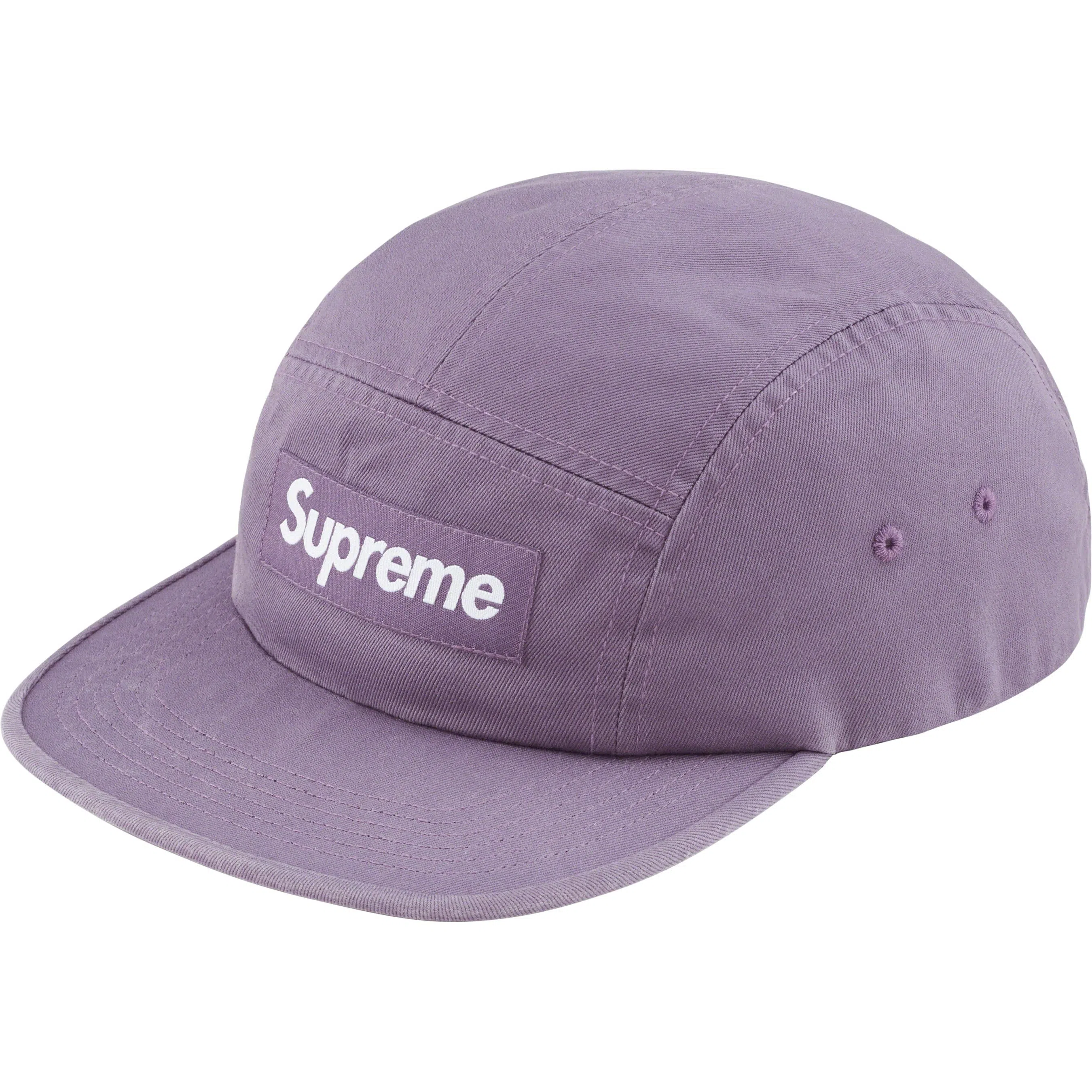 Supreme FW23 WEEK 1 WASHED CHINO TWILL CAMP CAP