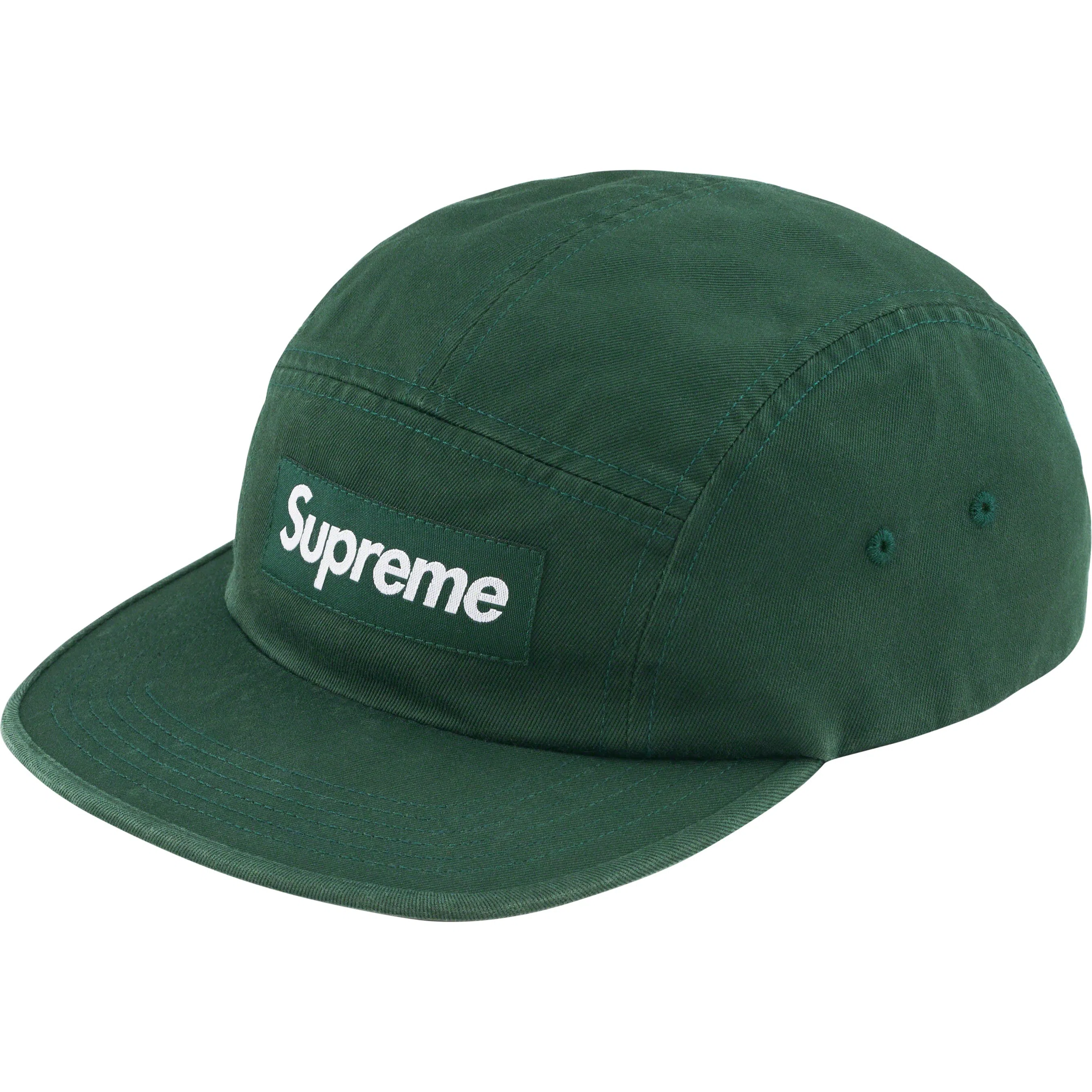 Supreme FW23 WEEK 1 WASHED CHINO TWILL CAMP CAP
