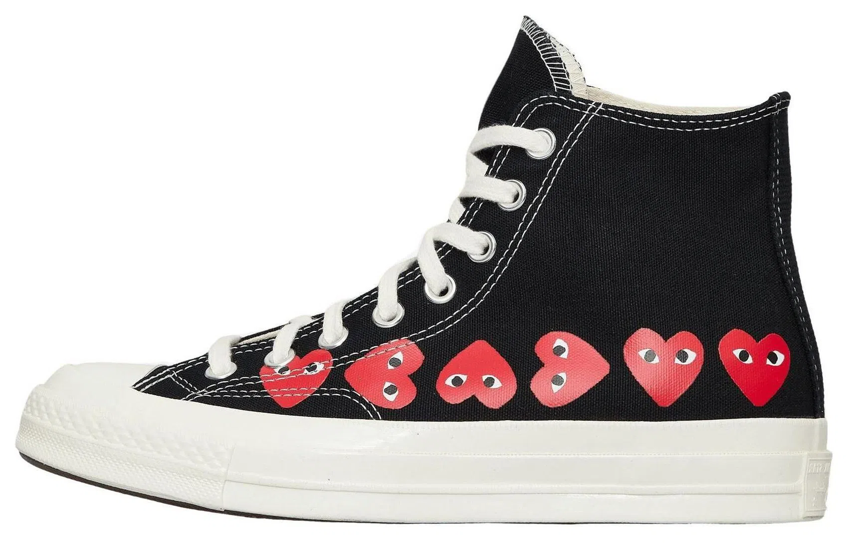 Converse x CDG Play Multi Heart Chuck 70 Hi
