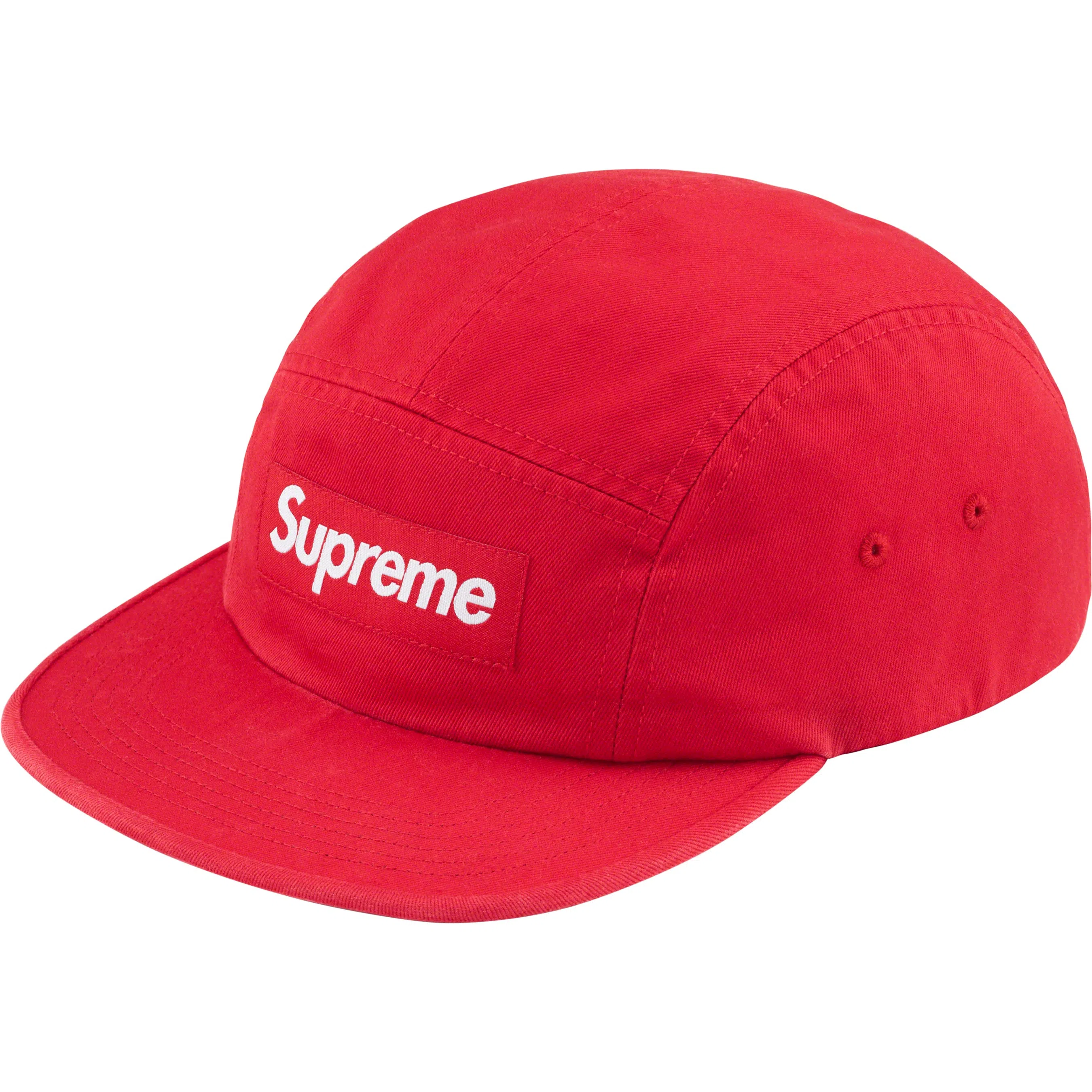 Supreme FW23 WEEK 1 WASHED CHINO TWILL CAMP CAP