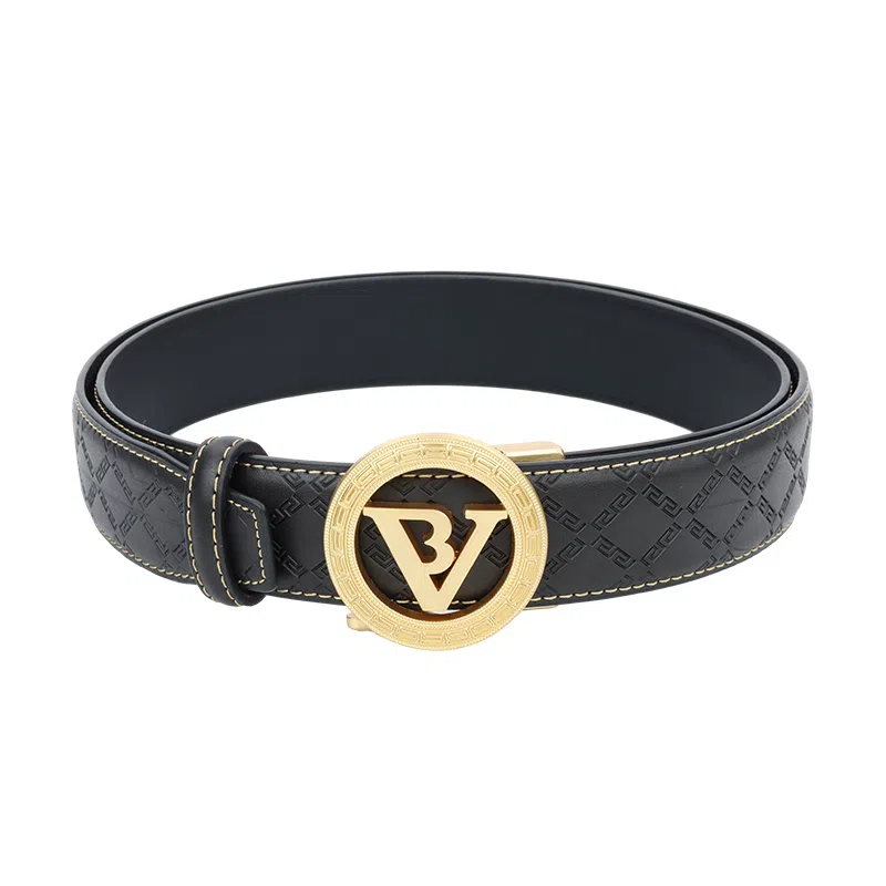 Nine Nail Retro Leather Belt