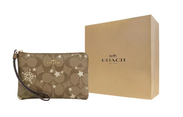 COACH Corner Zip Wristlet 16