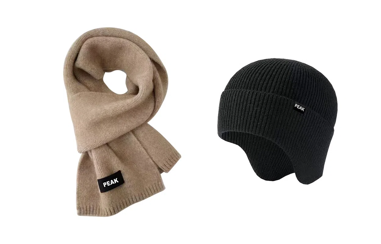 匹克 高级感韩版 软糯保暖 绒线围巾 男女同款情侣款