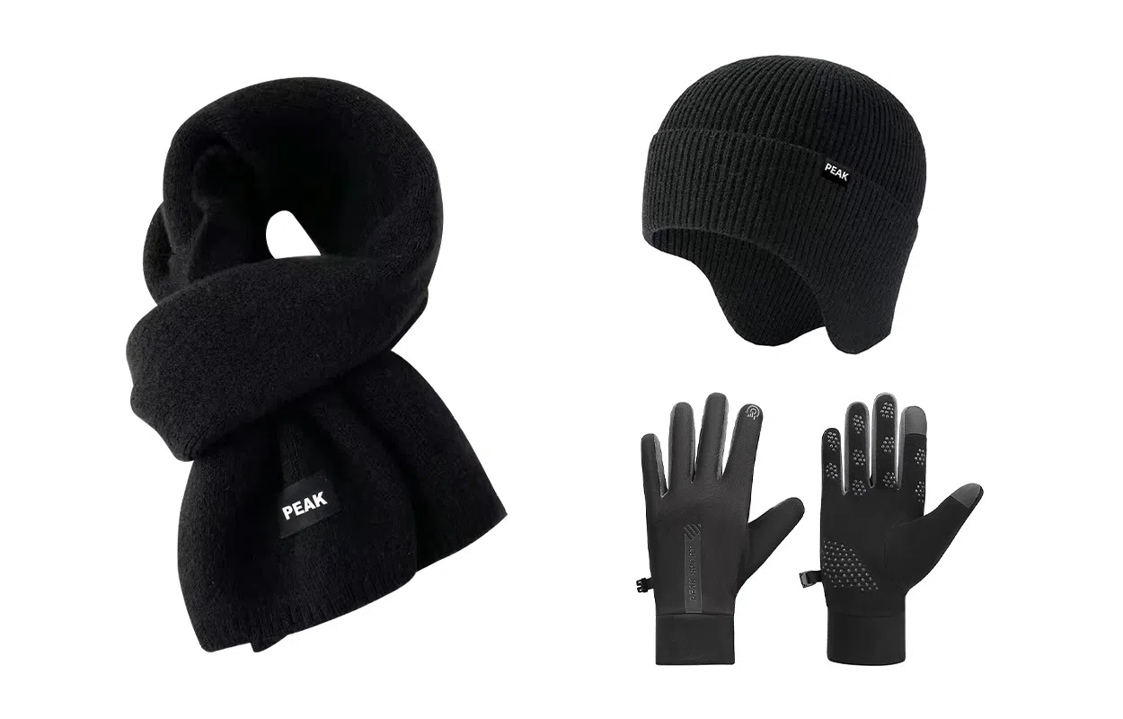 匹克 高级感韩版 软糯保暖 绒线围巾 男女同款情侣款