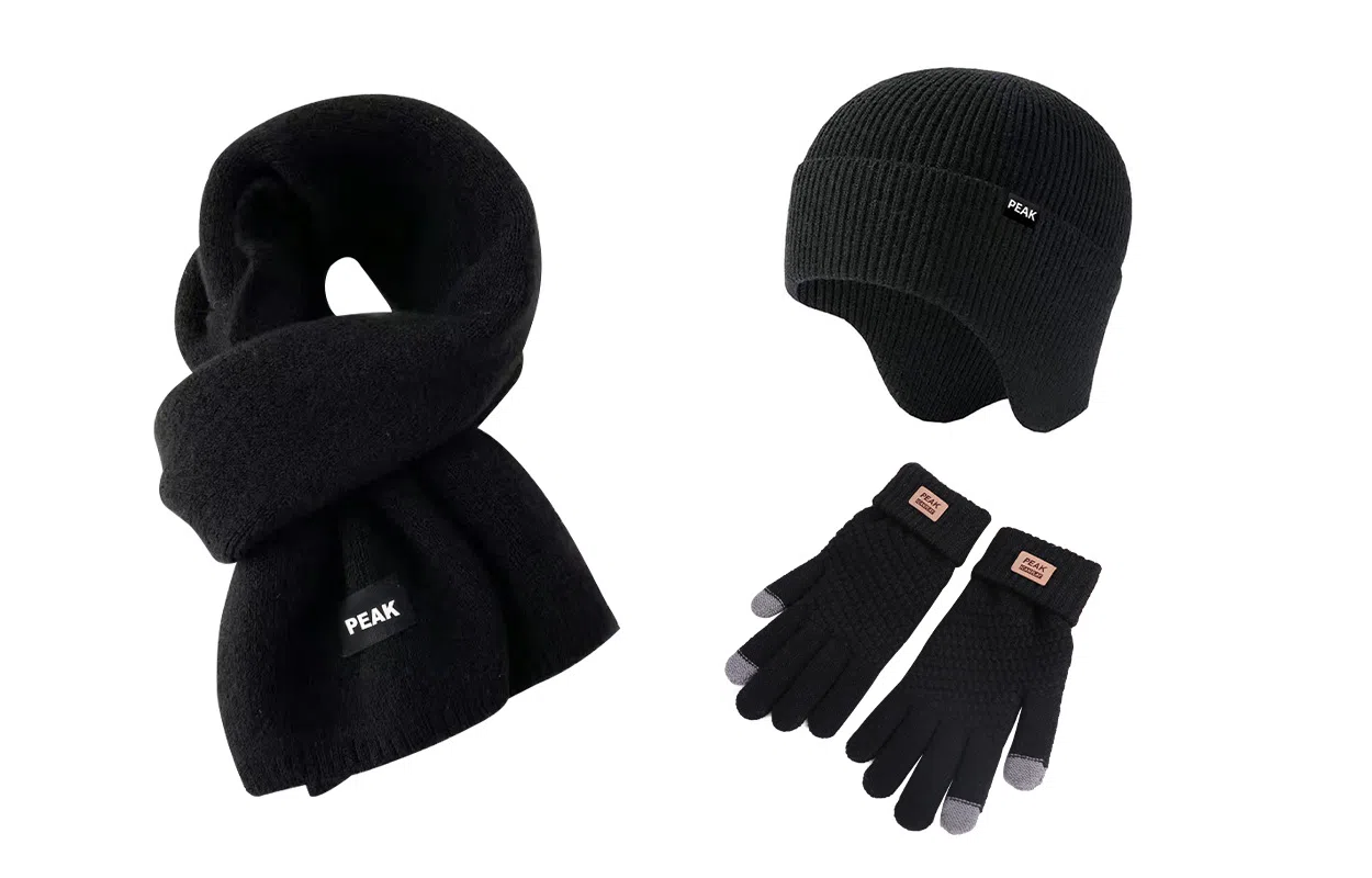 匹克 高级感韩版 软糯保暖 绒线围巾 男女同款情侣款