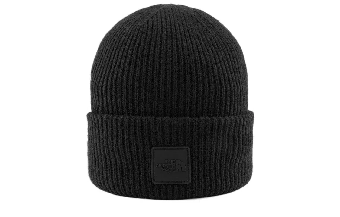 The North Face Logo Beanie Black
