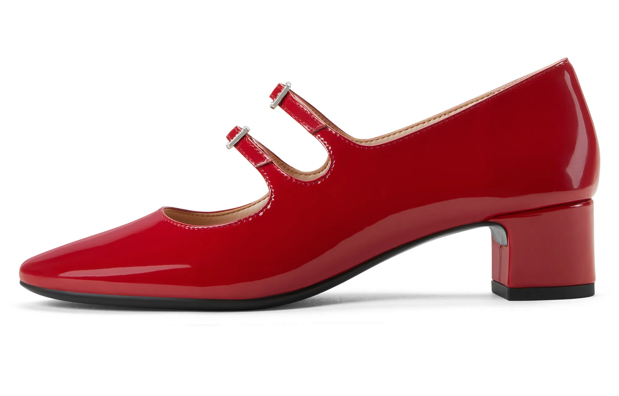 Charles & Keith Mary Jane Block Heel 4cm