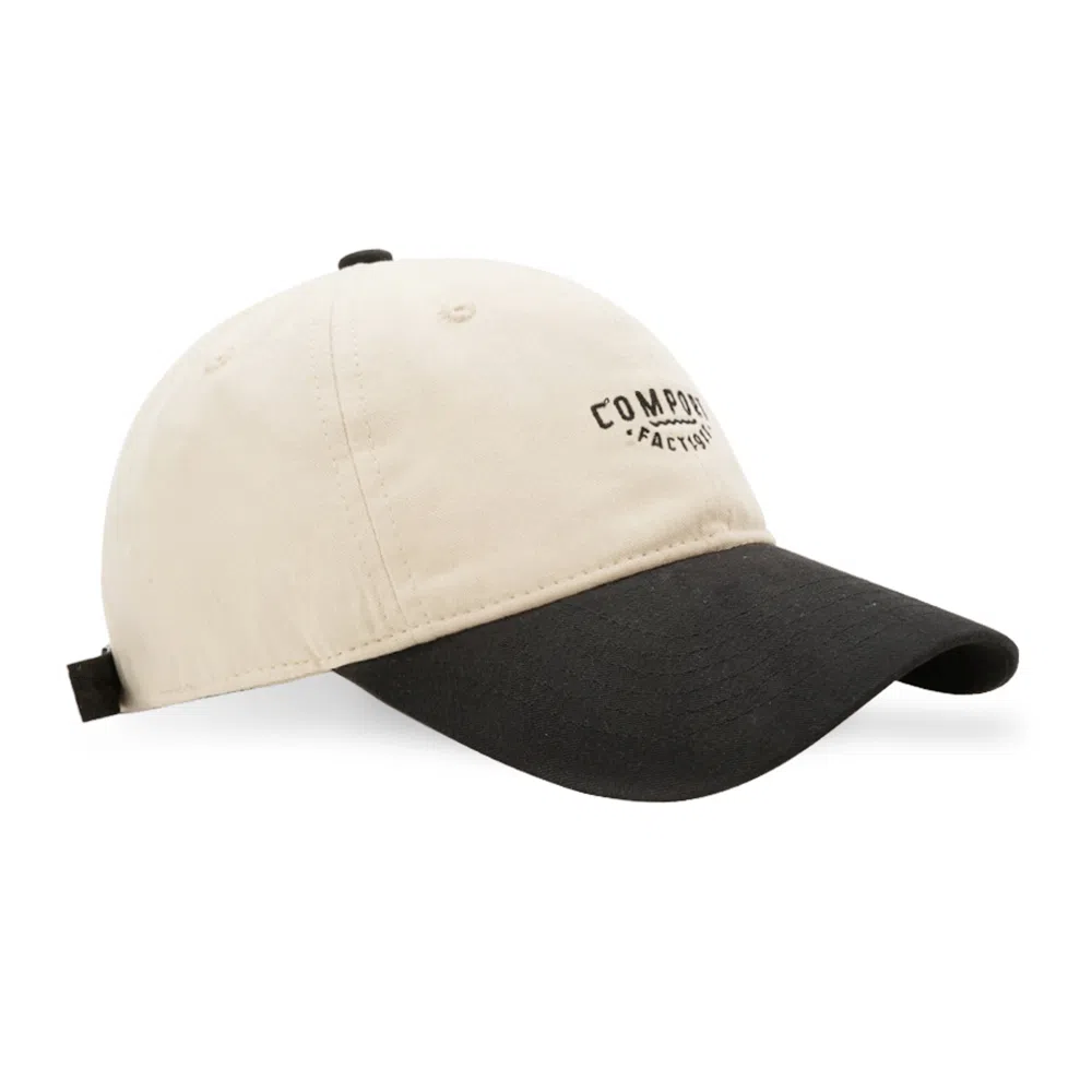 白卷 软顶休闲复古撞色字母棒球帽 嘻哈防晒遮阳帽 男女同款