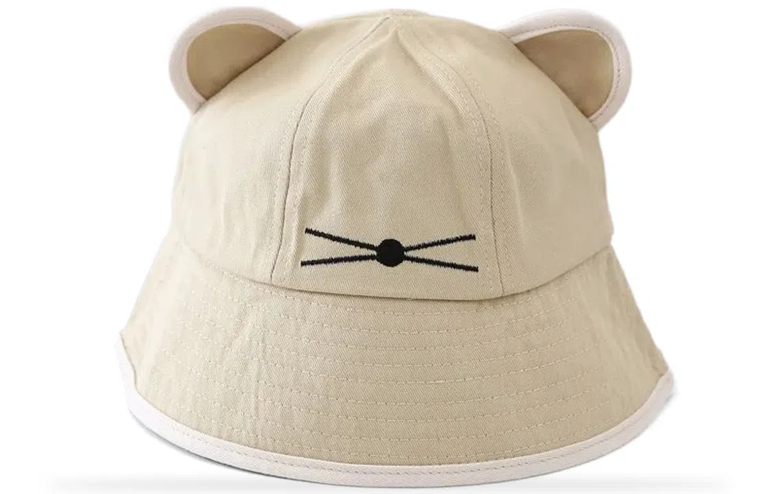 优幽兰渔夫帽高级感小众帽子猫咪百搭时尚包头帽学生韩版显脸小冷帽大头围设计感猫耳防风防寒保暖闺蜜甜美可爱穿搭