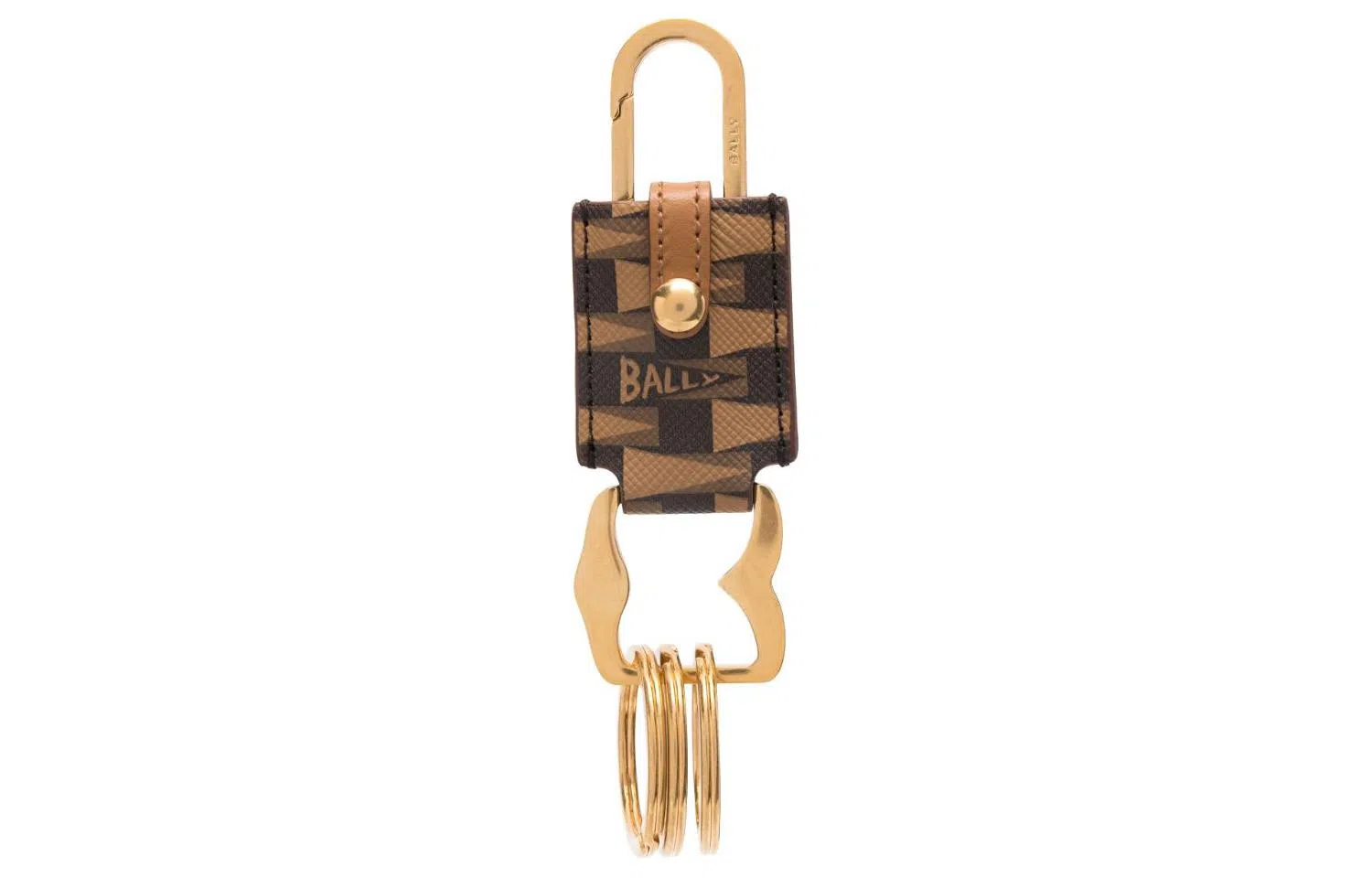 Bally Keychain Brown