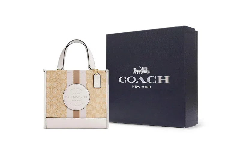 COACH Dempsey 22 Logo Tote