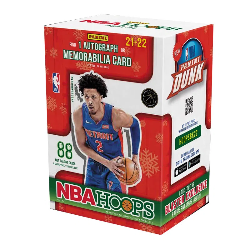 PANINI NBA 2021-22 Hoops Basketball Holiday Box