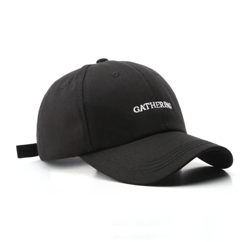 毅帆 韩版时尚潮流字母刺绣防晒遮阳保暖 棉 鸭舌帽 男女同款情侣款