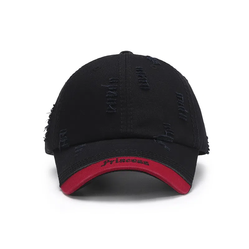 白卷 软顶休闲拼接字母刺绣 棉 棒球帽 帽子男 帽子女 男女同款情侣款