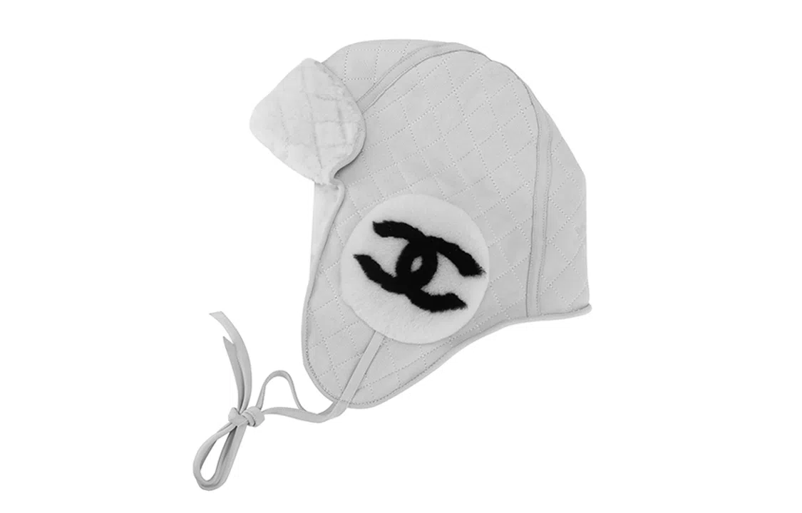CHANEL Coco Neige Hat White