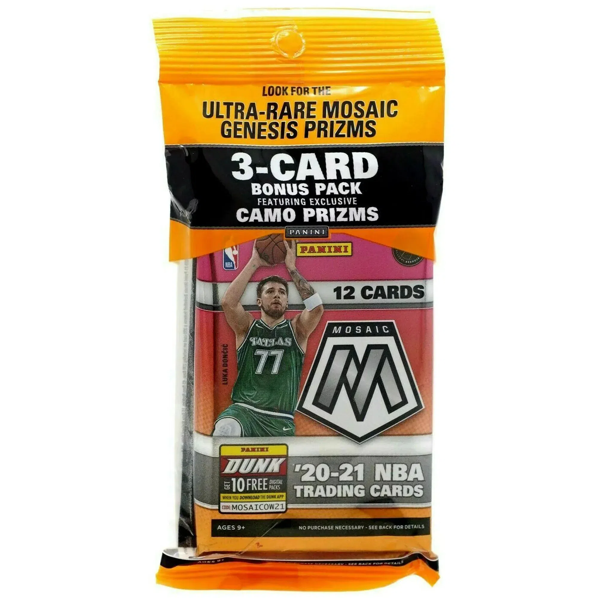 PANINI NBA 2020-21 Mosaic Basketball Multipack