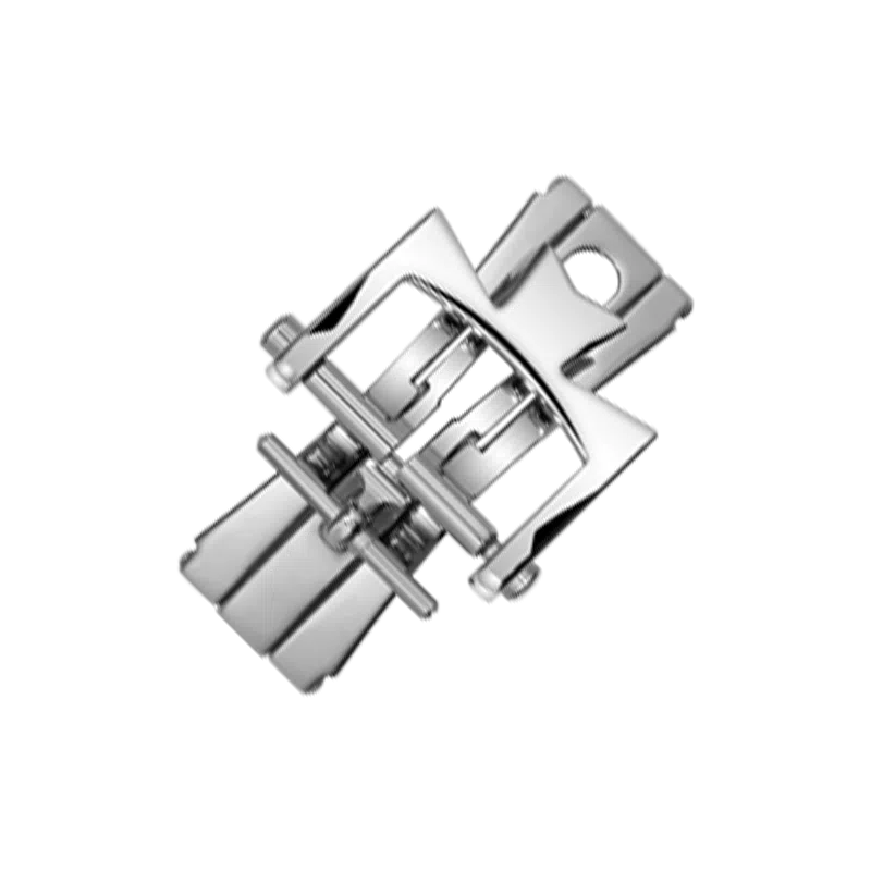 十瑞表扣适用于浪琴万国欧米茄积家卡地亚江诗宝珀原版精钢折叠扣 手表表带 精钢表扣材质 表扣 男女同款