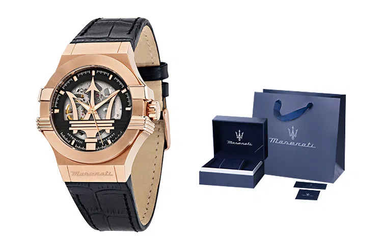 Maserati 42MM Black Dial