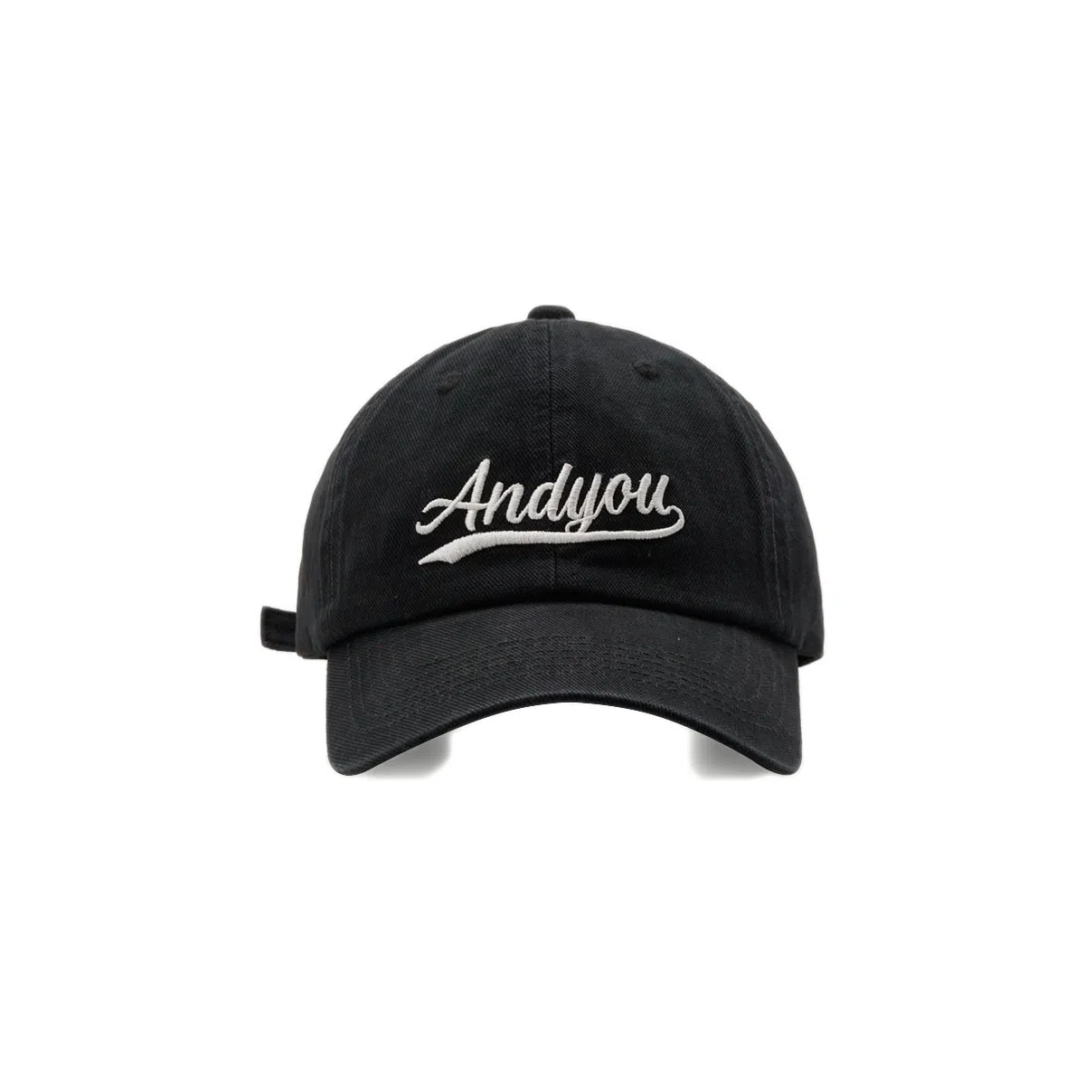 毅帆 日系帽子春夏潮牌英文字母刺绣 水洗软顶棒球帽加宽帽檐显脸小 棉 鸭舌帽 男女同款情侣款