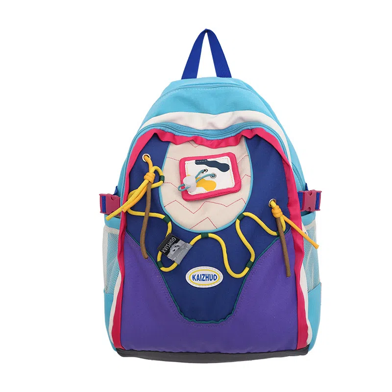 LEXI Nylon Backpack White/Purple